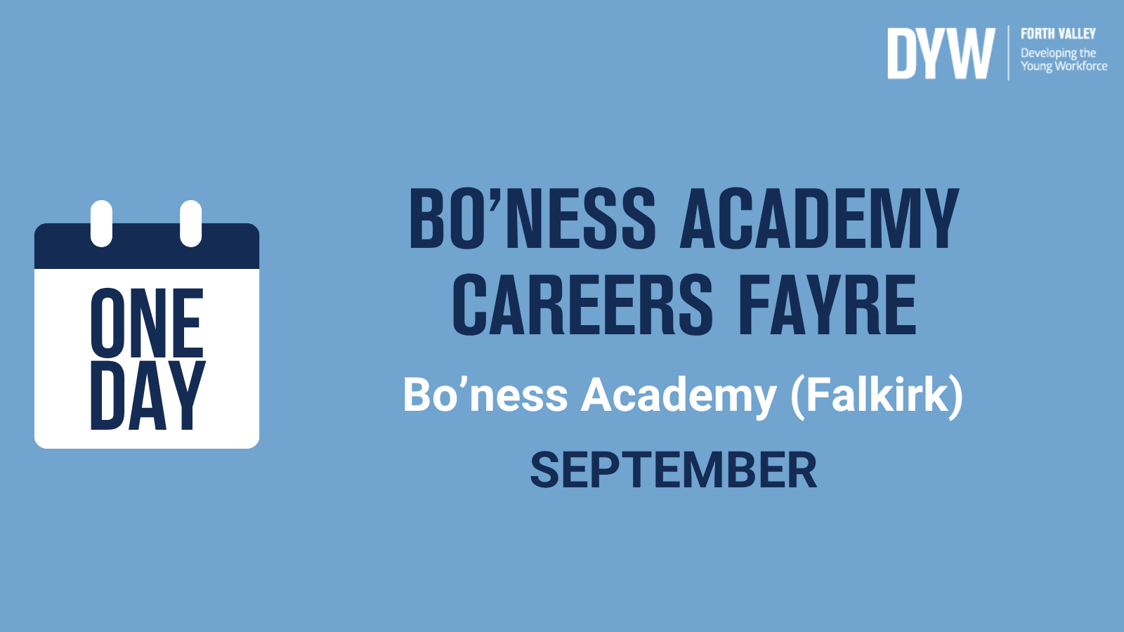 Bo’ness Academy Careers Fayre