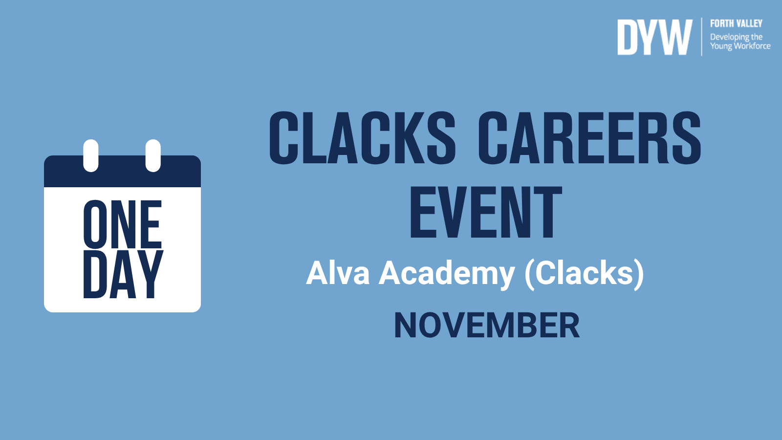 Clacks Careers Event
