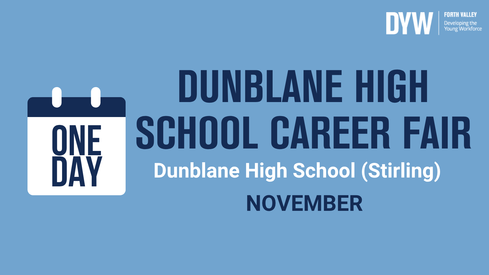 Dunblane High School Career Fair